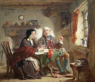 Tiempos Difíciles de Thomas Faed